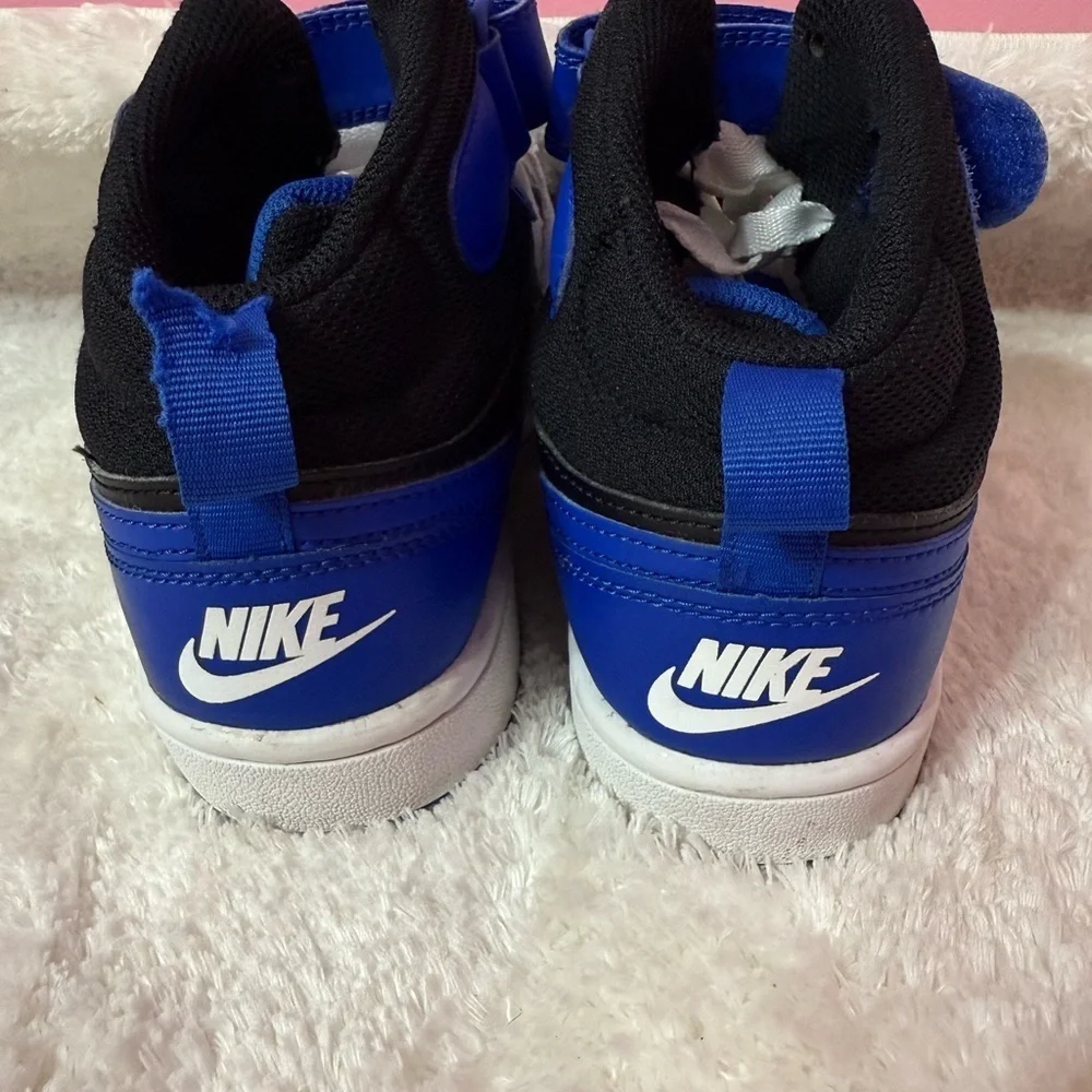 Nike Kids Size 3.5Y DM8872-001 Blue Black White Sneakers